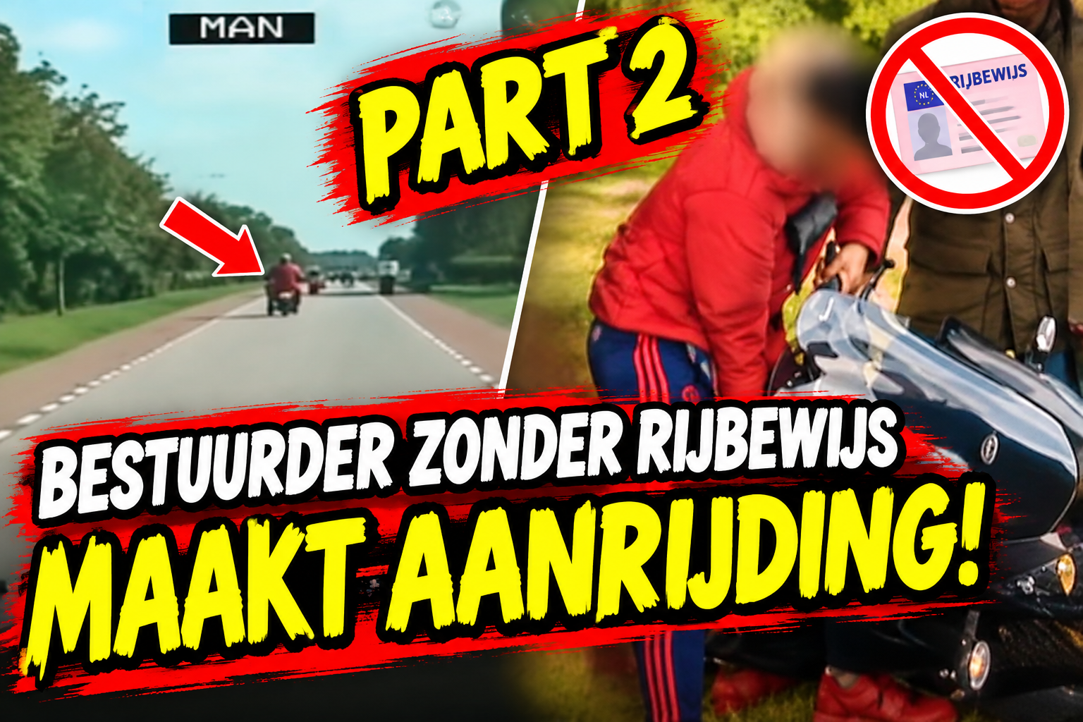 BESTUURDER ZONDER RIJBEWIJS VEROORZAAKT OPNIEUW AANRIJDING! | PART 2